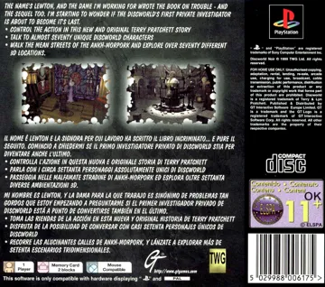 Discworld Noir (EU) box cover back